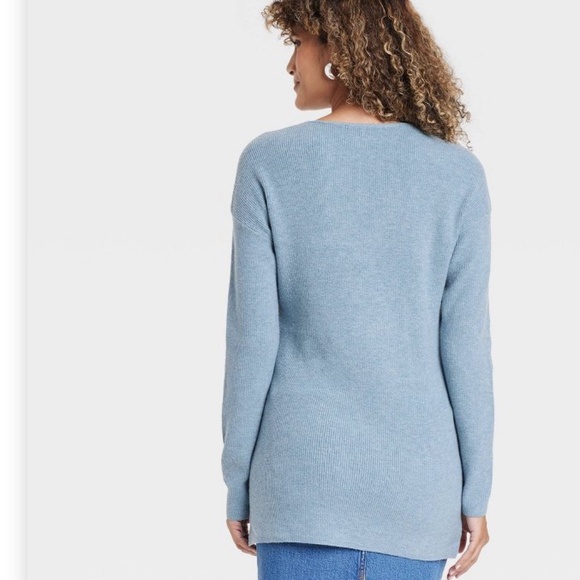 Essential Maternity V-Neck Sweater | Isabel Maternity by Ingrid & Isabel - XS - Picture 2 of 2